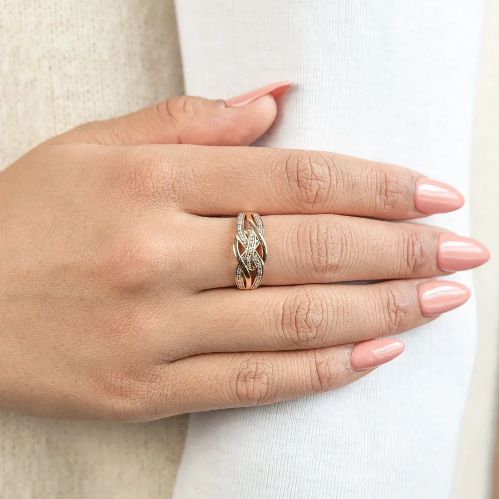 25 Brilliant Cut Diamond Ring in 9ct Yellow Gold