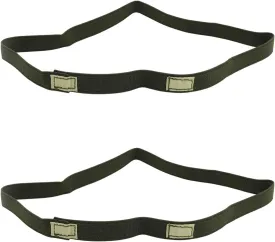 2PCS Green Tactical Helmet Strap Reflective Camo Strap Helmets Band Reflective Camo Helmet Band Straps for M1 M88 Helmet