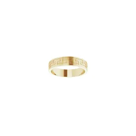 5 mm Greek Key Eternity Ring
