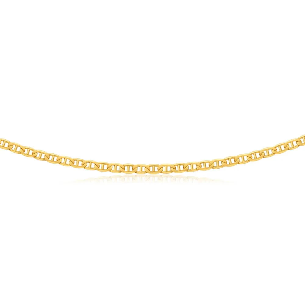 9ct Radiant Yellow Gold Anchor Chain