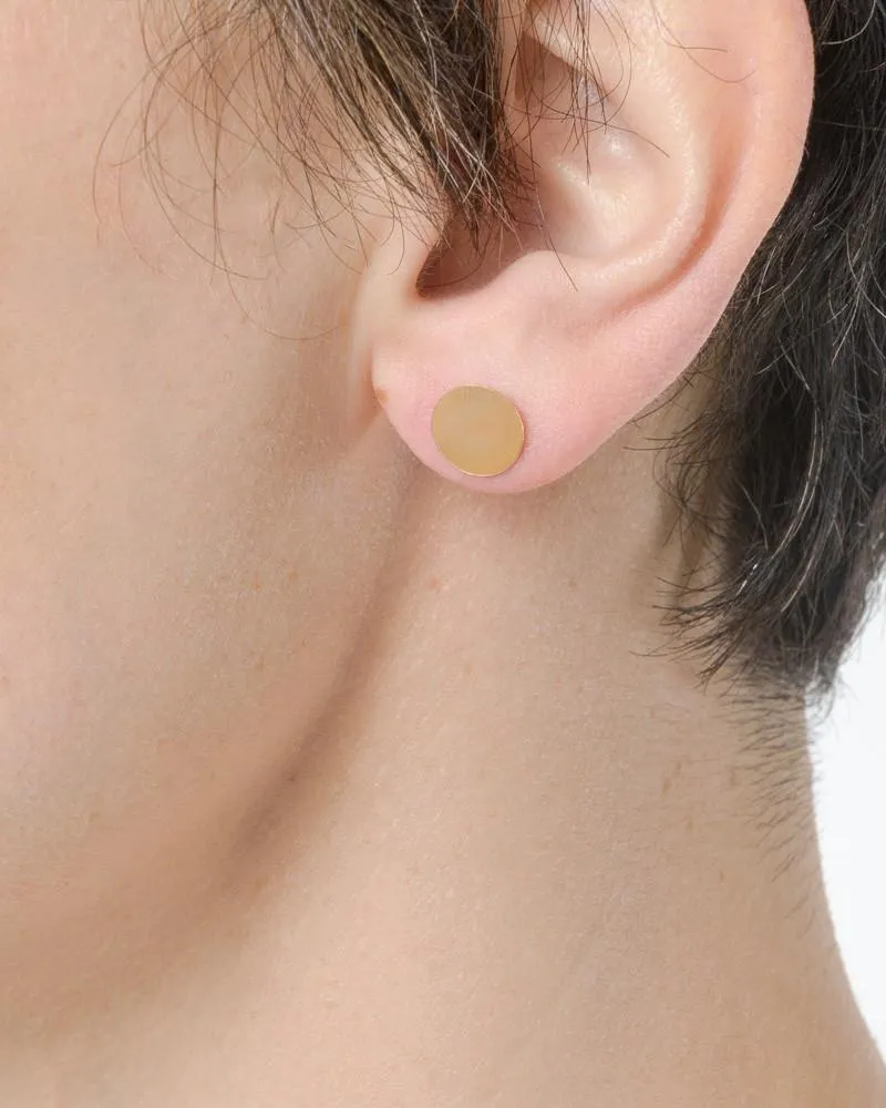 9mm Sequin Stud in 14K Gold