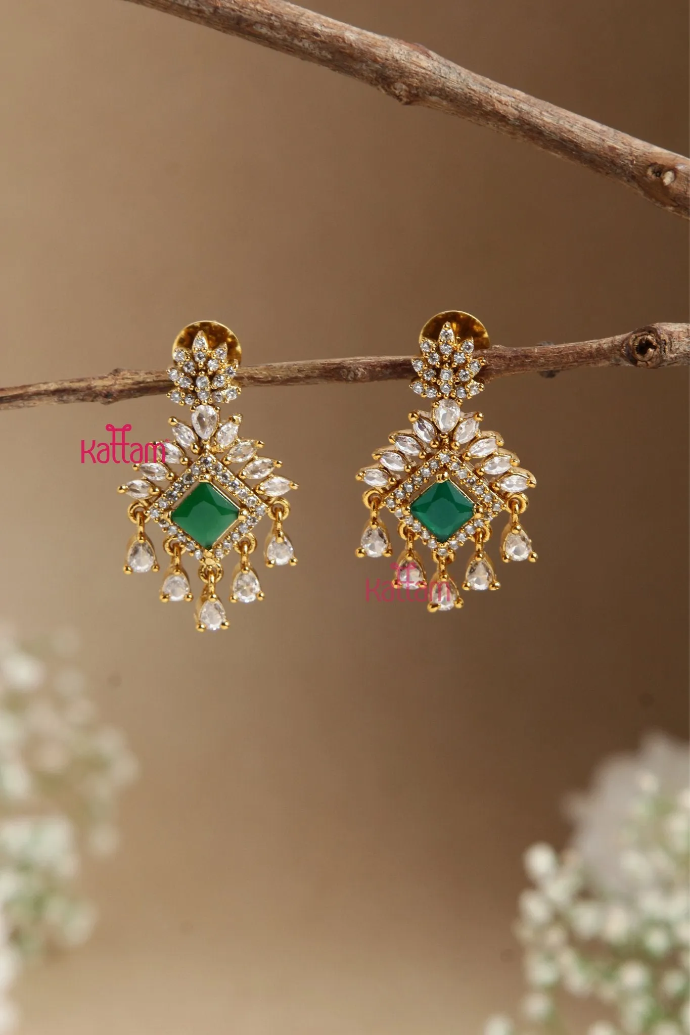AD Stone Green Small Dangler