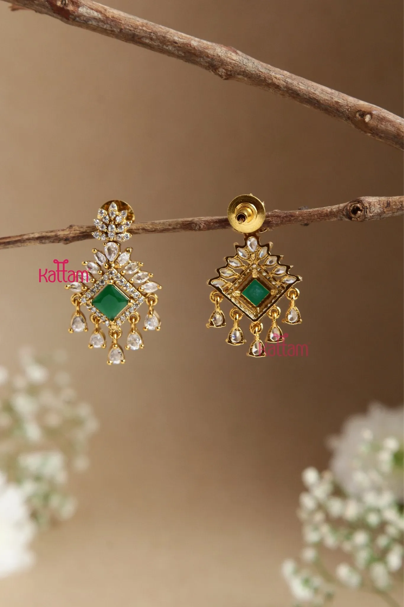 AD Stone Green Small Dangler
