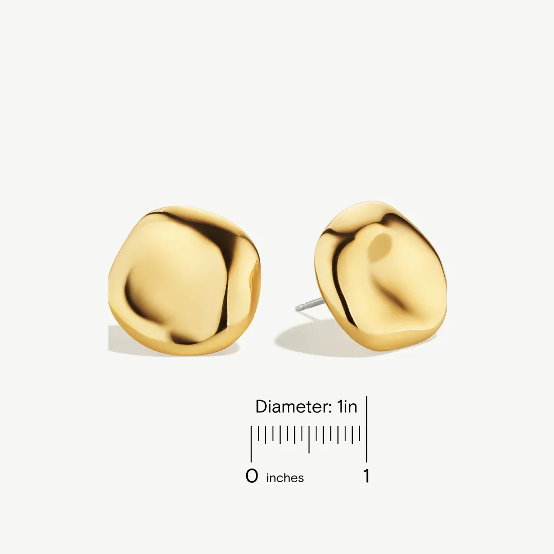 Elegant Bahari Stud Earrings with Intricate Design