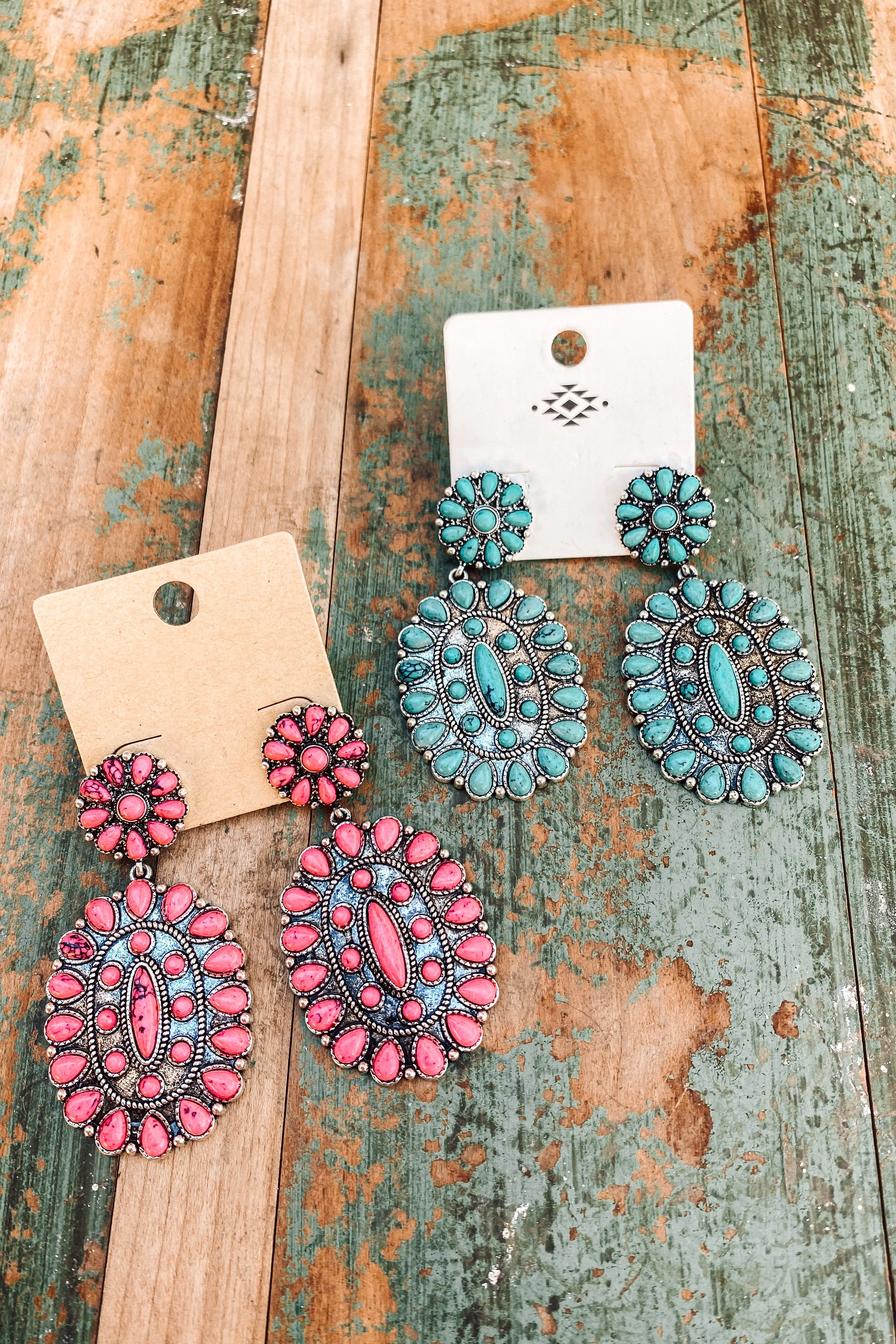 Big Concho Drop Earring | 2 COLORS