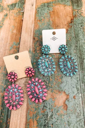 Big Concho Drop Earring | 2 COLORS
