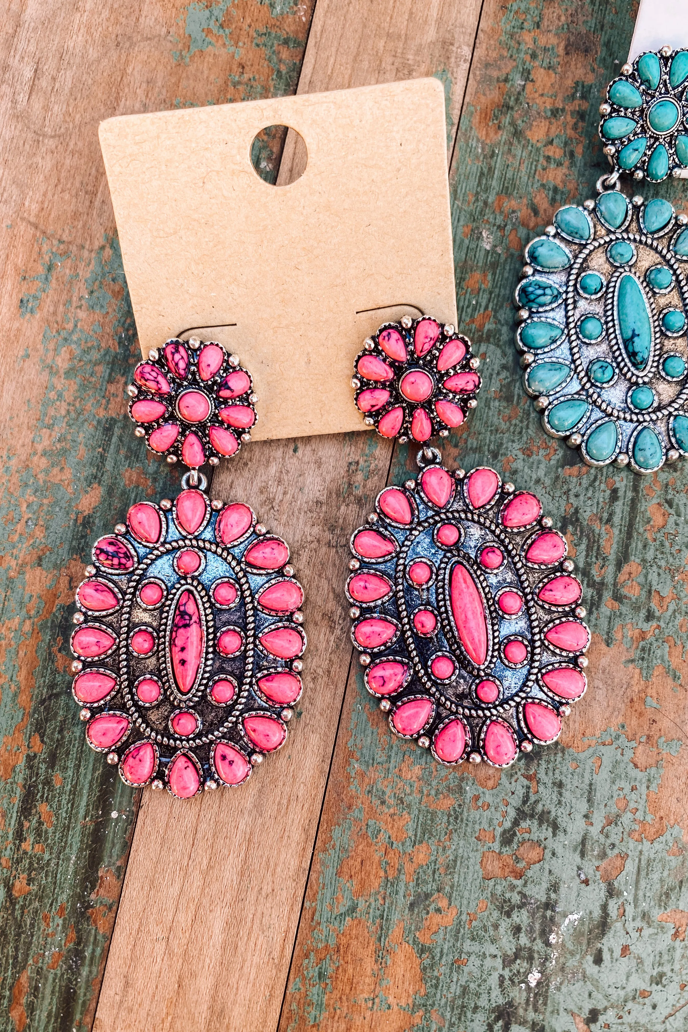 Big Concho Drop Earring | 2 COLORS