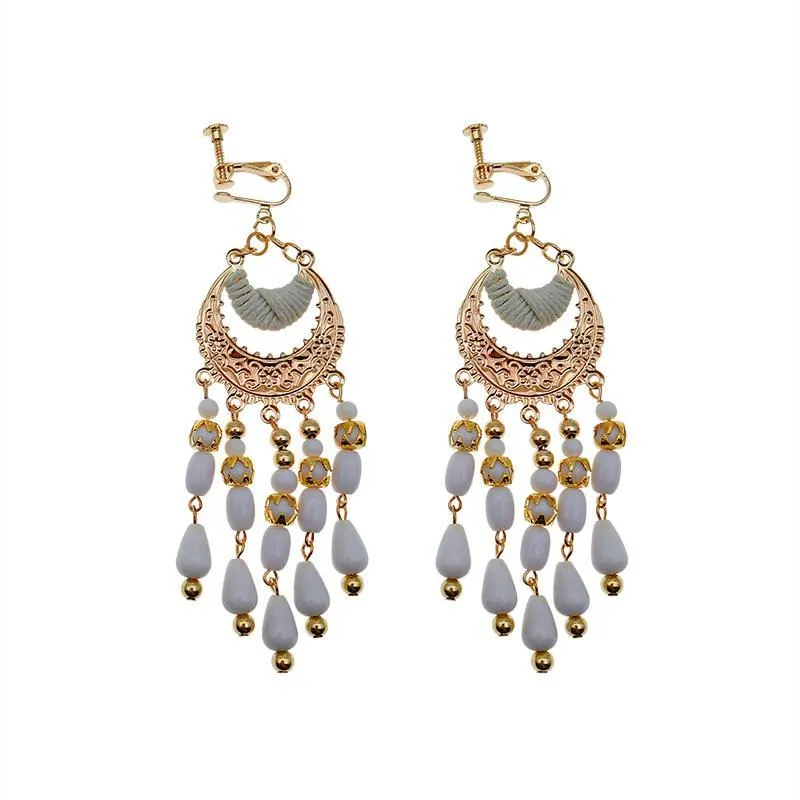 Elegant Black and Gold Chandelier Statement Earrings – Glamorous Evening Jewelry