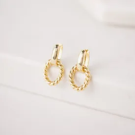 Blanche Click Hoop Earrings