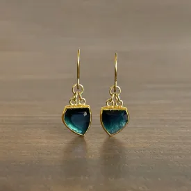 Blue Tourmaline Earrings