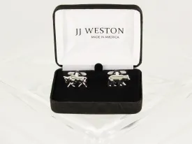 Boy's Cuff Links 6588 Silver