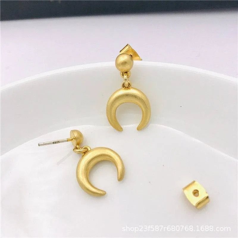 Brushed Unicorn Earrings