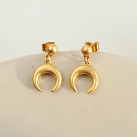 Brushed Unicorn Earrings