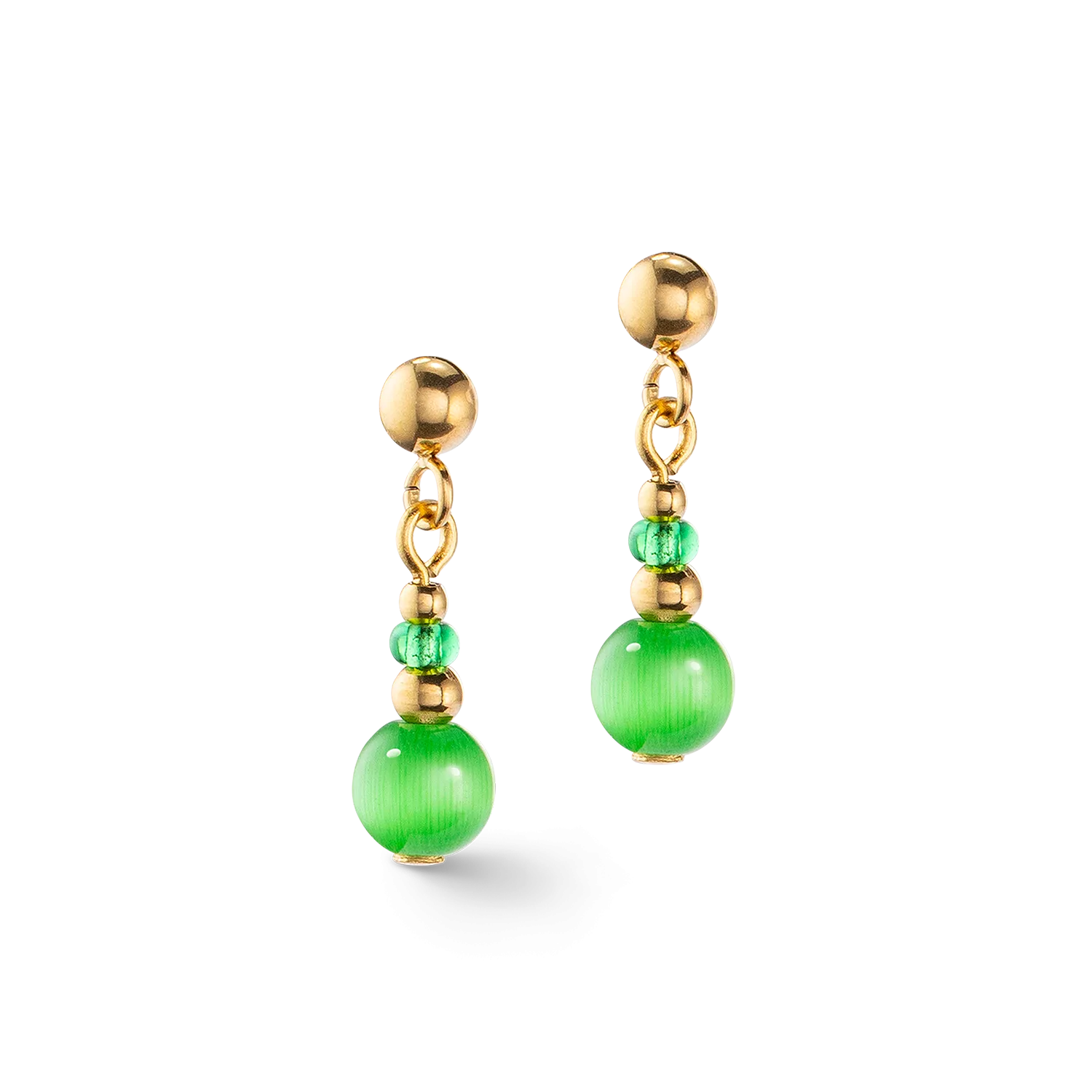 Candy Spheres earrings green