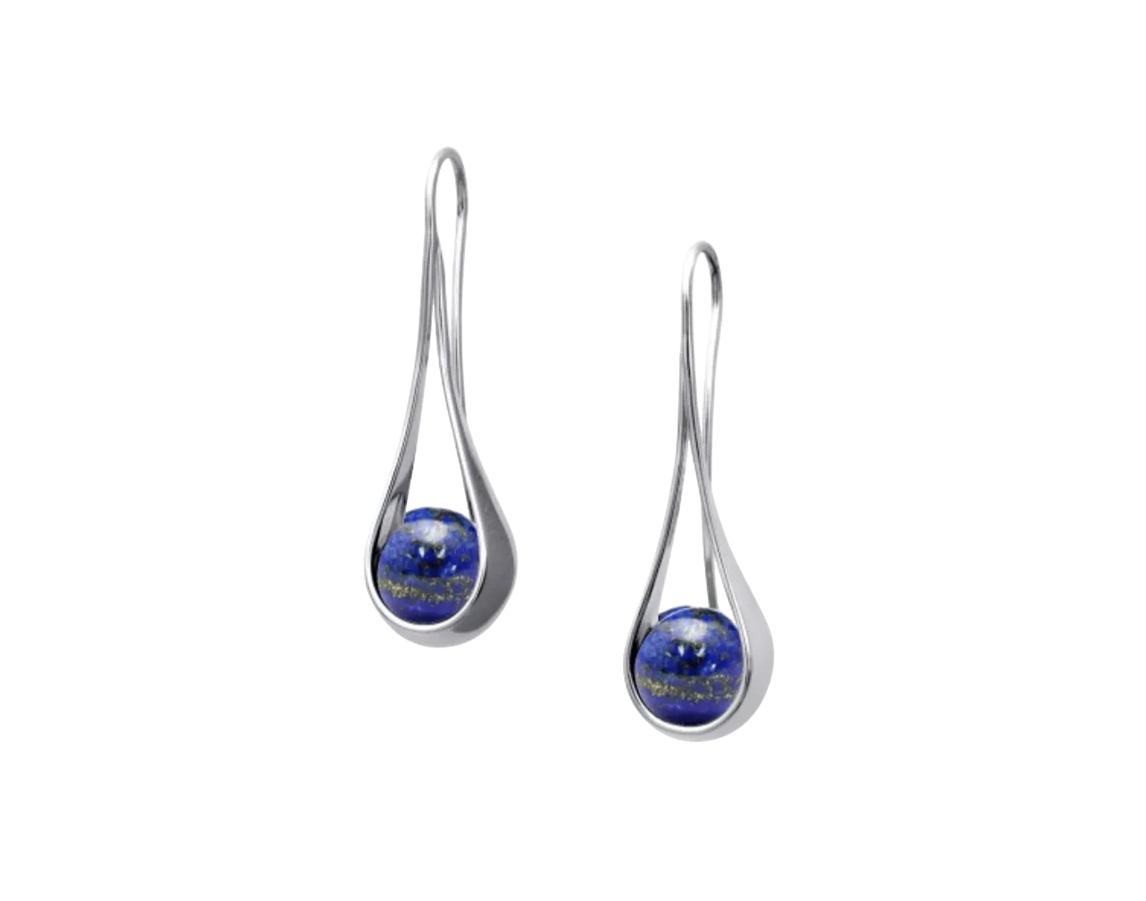 'Captivating' Earrings w Lapis