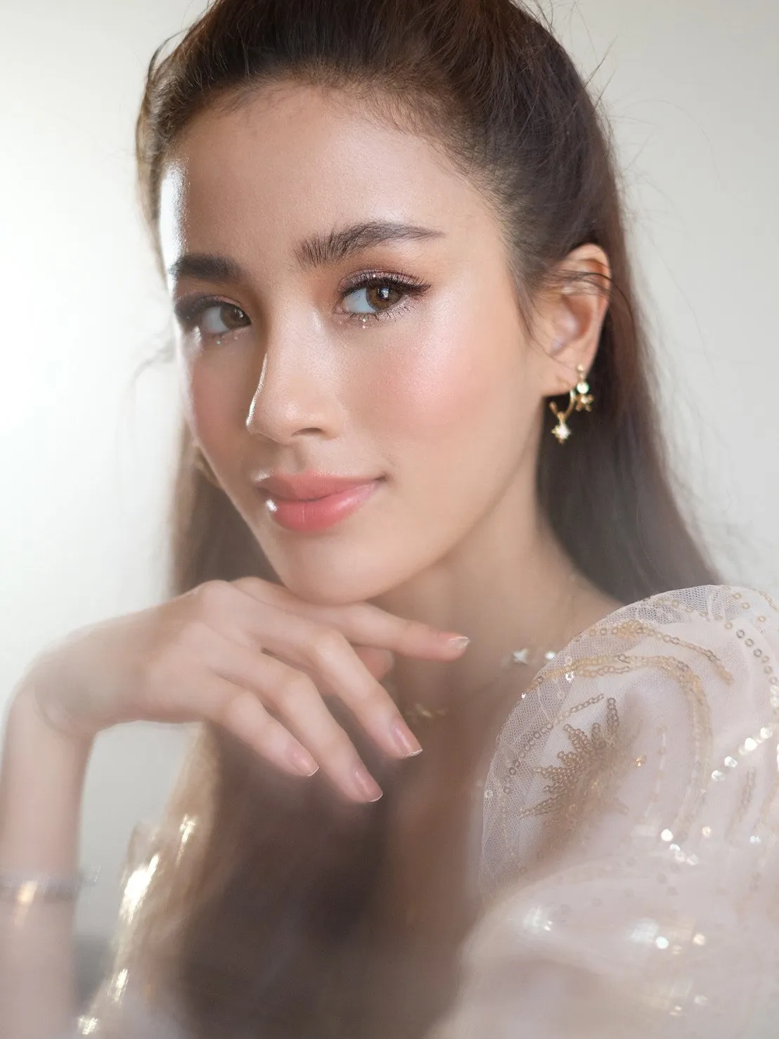Celestial Mini Hoop Earrings - Gold