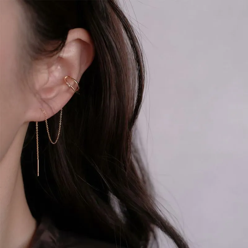 Chain Crawler Earring Cuff