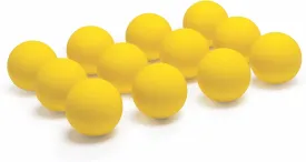 Champion Sports Lacrosse Balls: Official Size Sporting Goods Equipment for Professional, College & Grade School Games, Practices & Recreation - NCAA, NFHS and SEI Certified - 12-Pack - Yellow