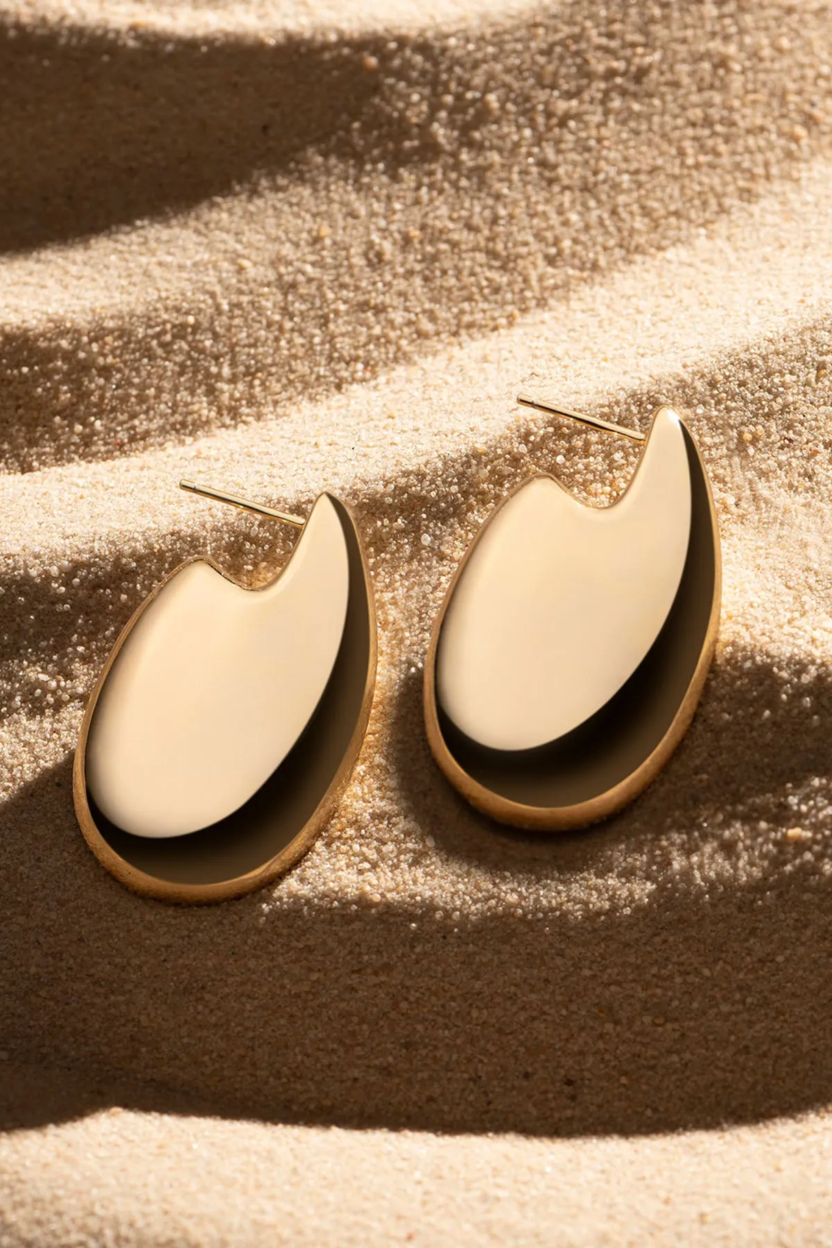 Chunky Oval Earrings