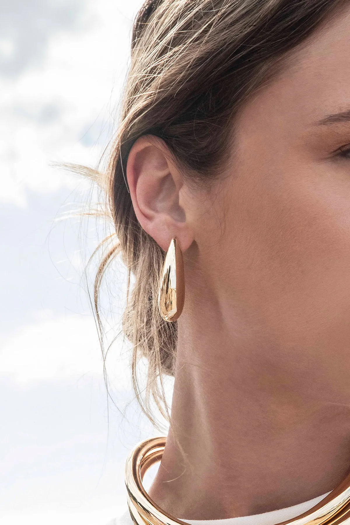 Chunky Oval Earrings
