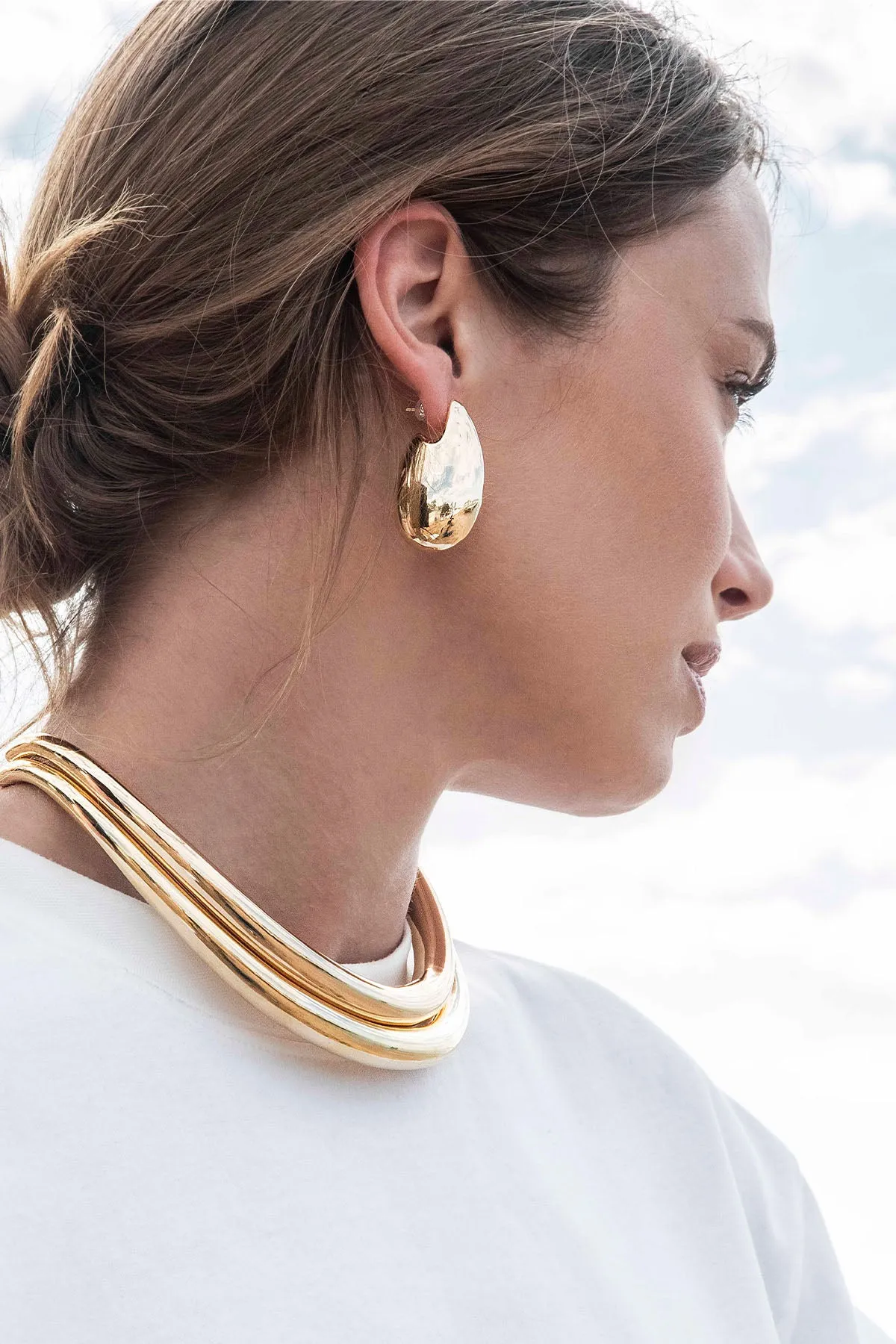 Chunky Oval Earrings