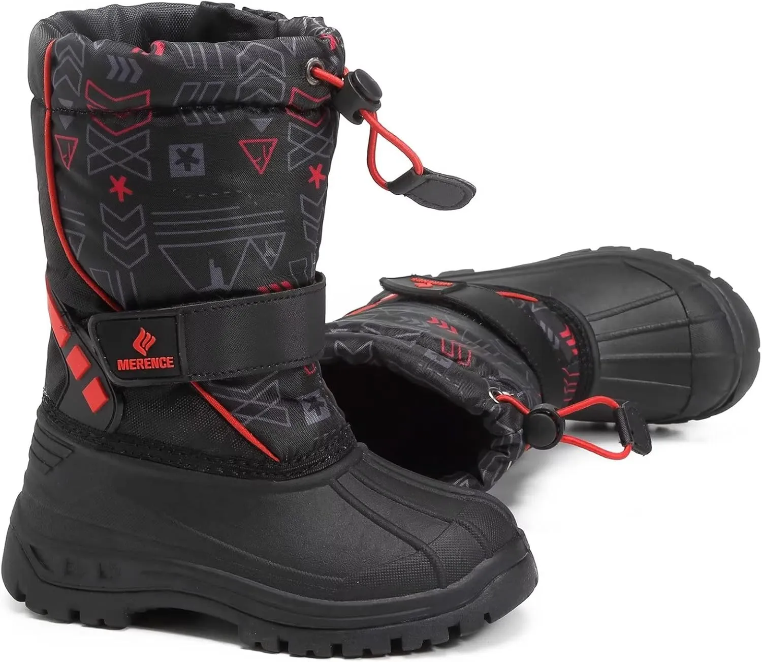 CIOR Kids Snow Boots for Boys Girls Toddler Winter Outdoor Boots Waterproof with Fur Lined(Toddler/Little Kids/Big Kid)