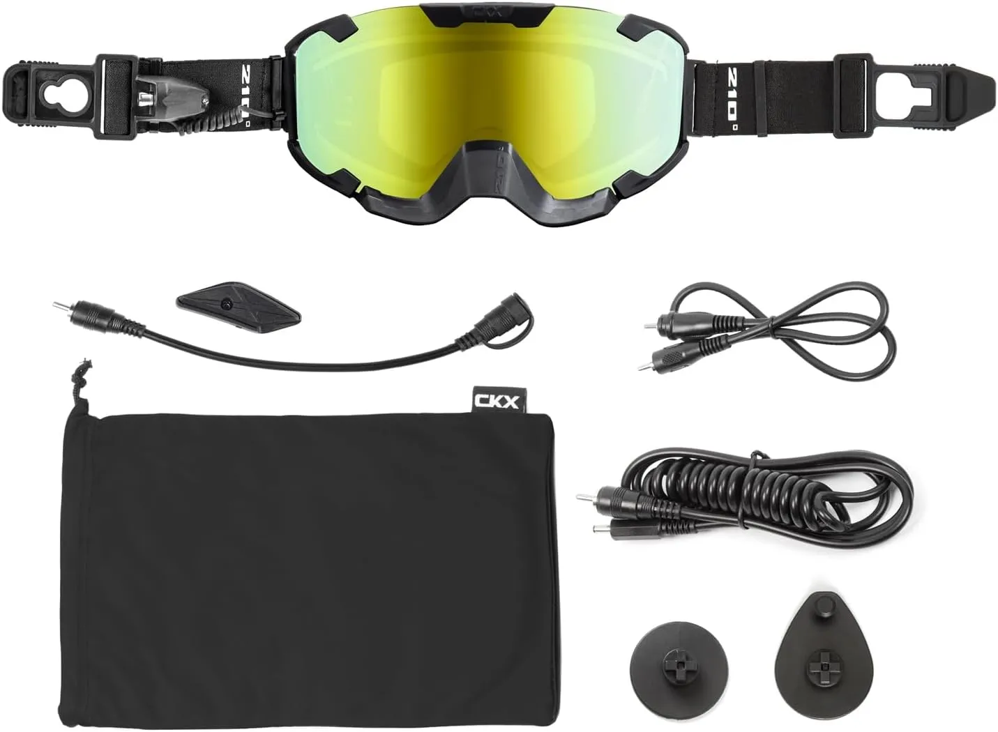 CKX Insulated Electric 210 Goggles for Trail Matte Black