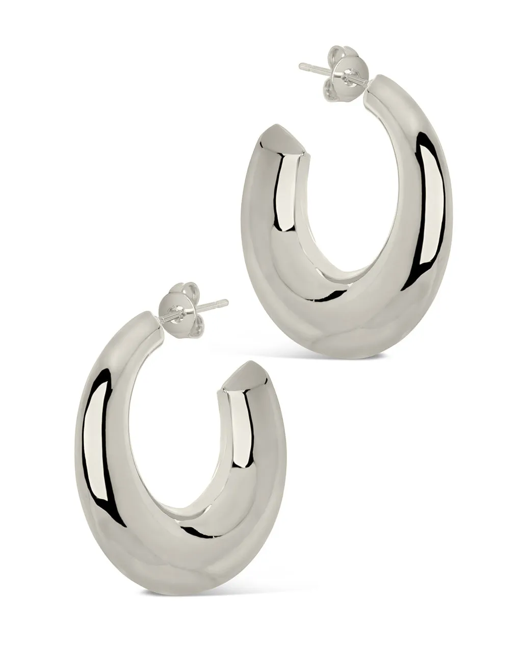 Coco Tube Hoop Earrings