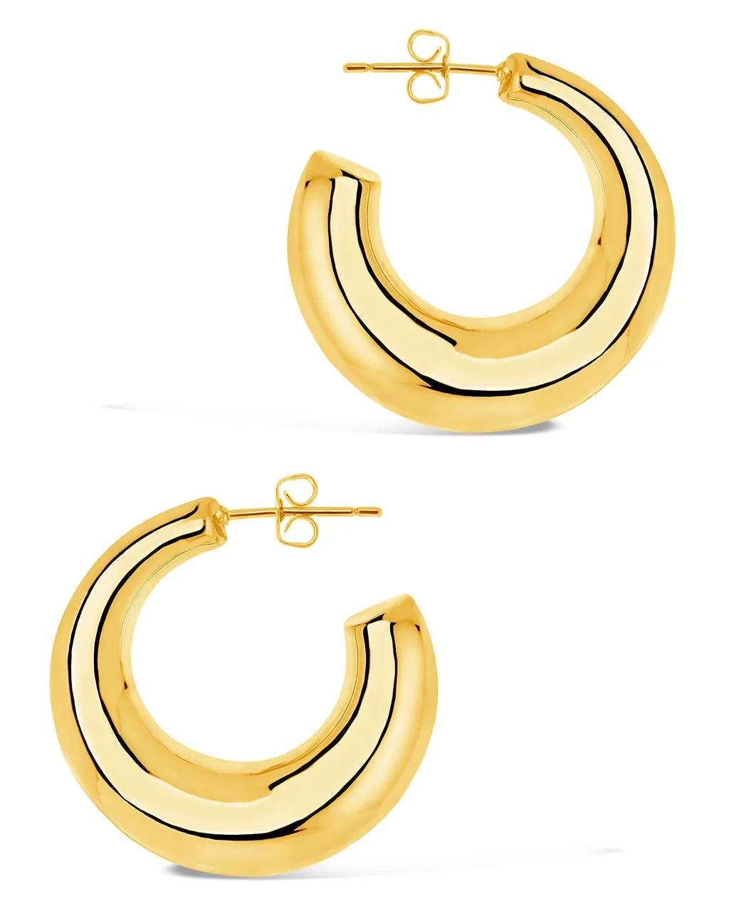Coco Tube Hoop Earrings
