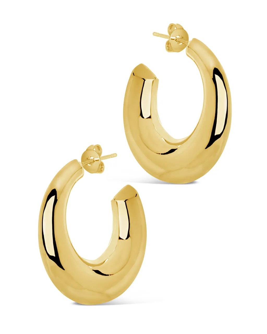 Coco Tube Hoop Earrings