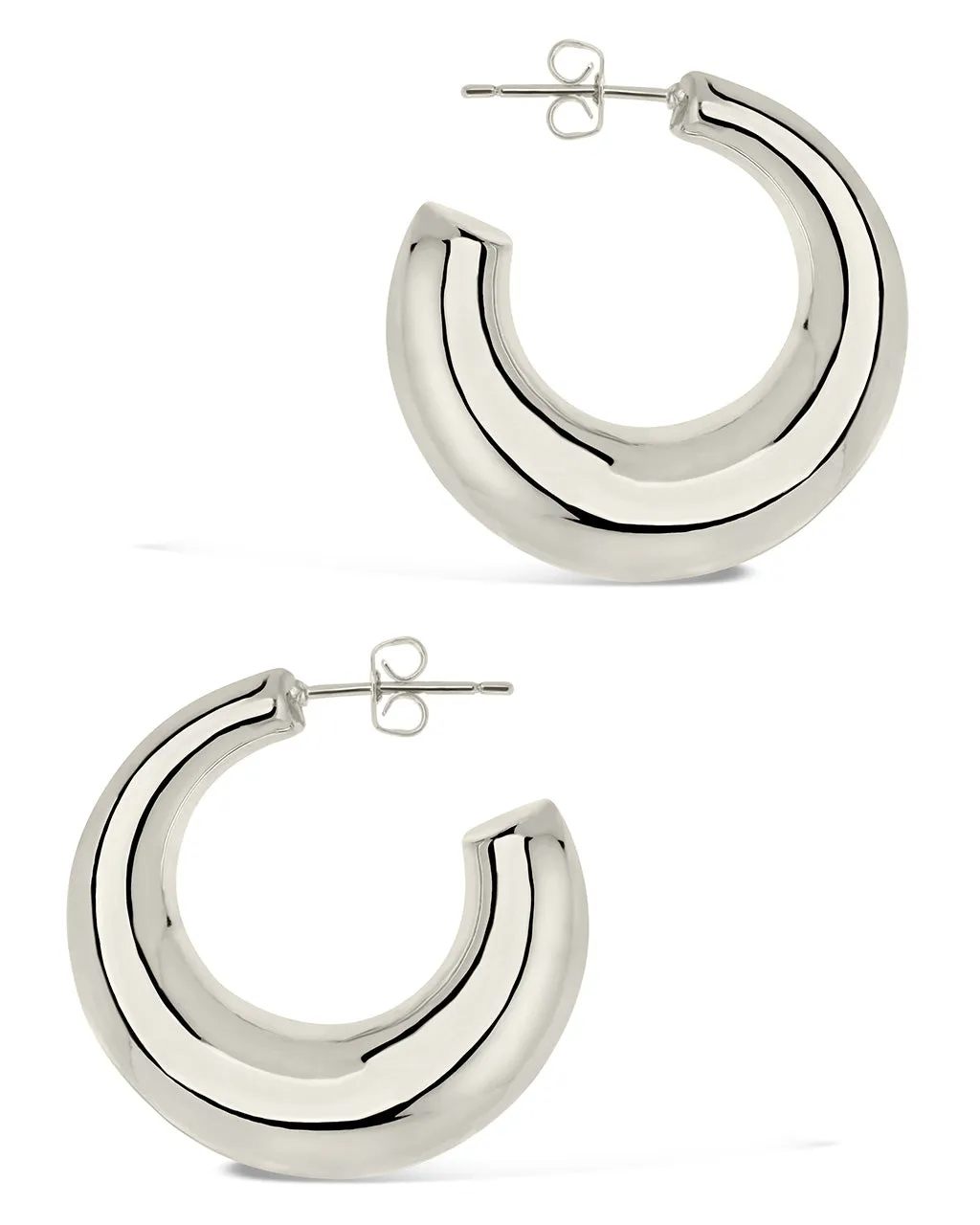 Coco Tube Hoop Earrings