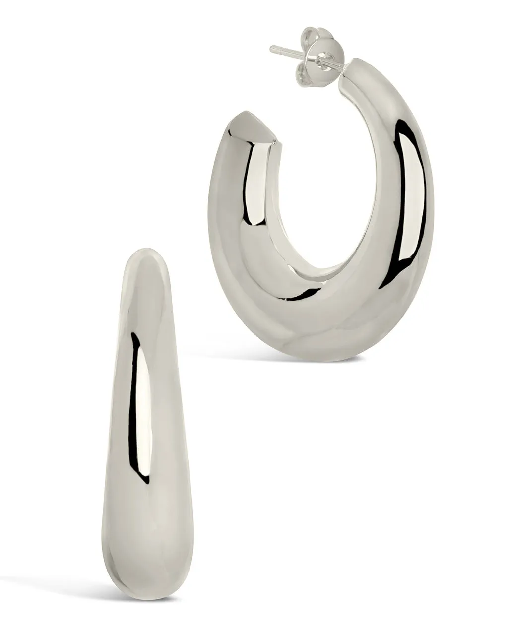 Coco Tube Hoop Earrings