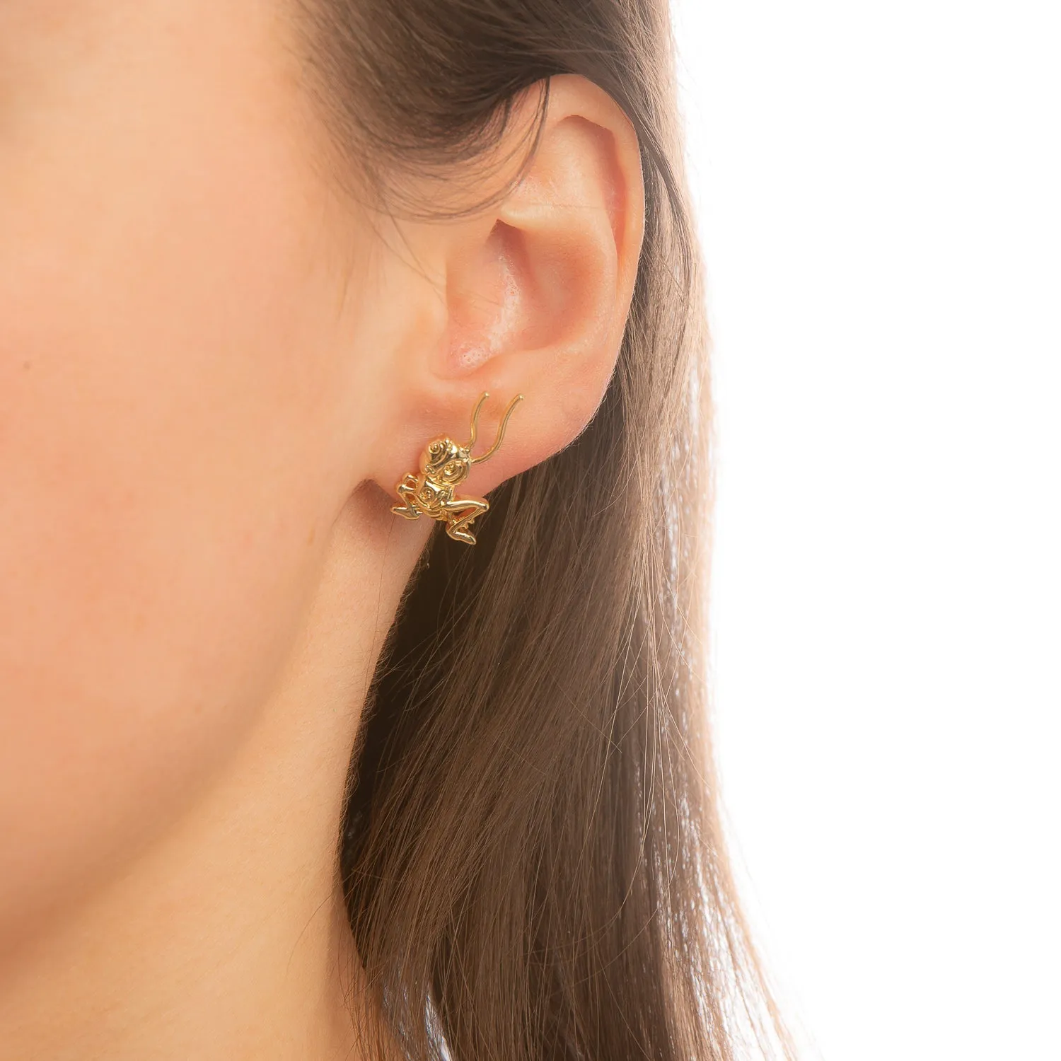 Stylish Mulan-themed Cri-Kee Stud Earring by Couture Kingdom