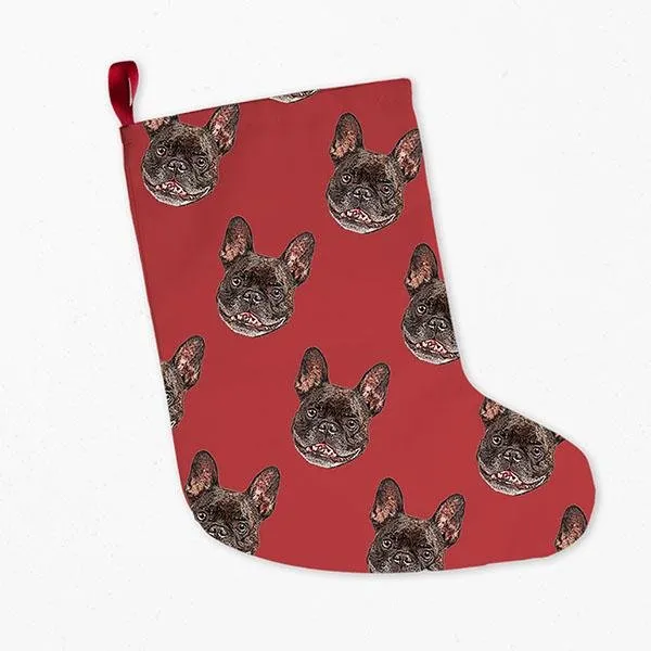Custom Pet Art Christmas Stockings