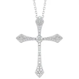 Diamond Cross Pendant - 1/20 ctw.