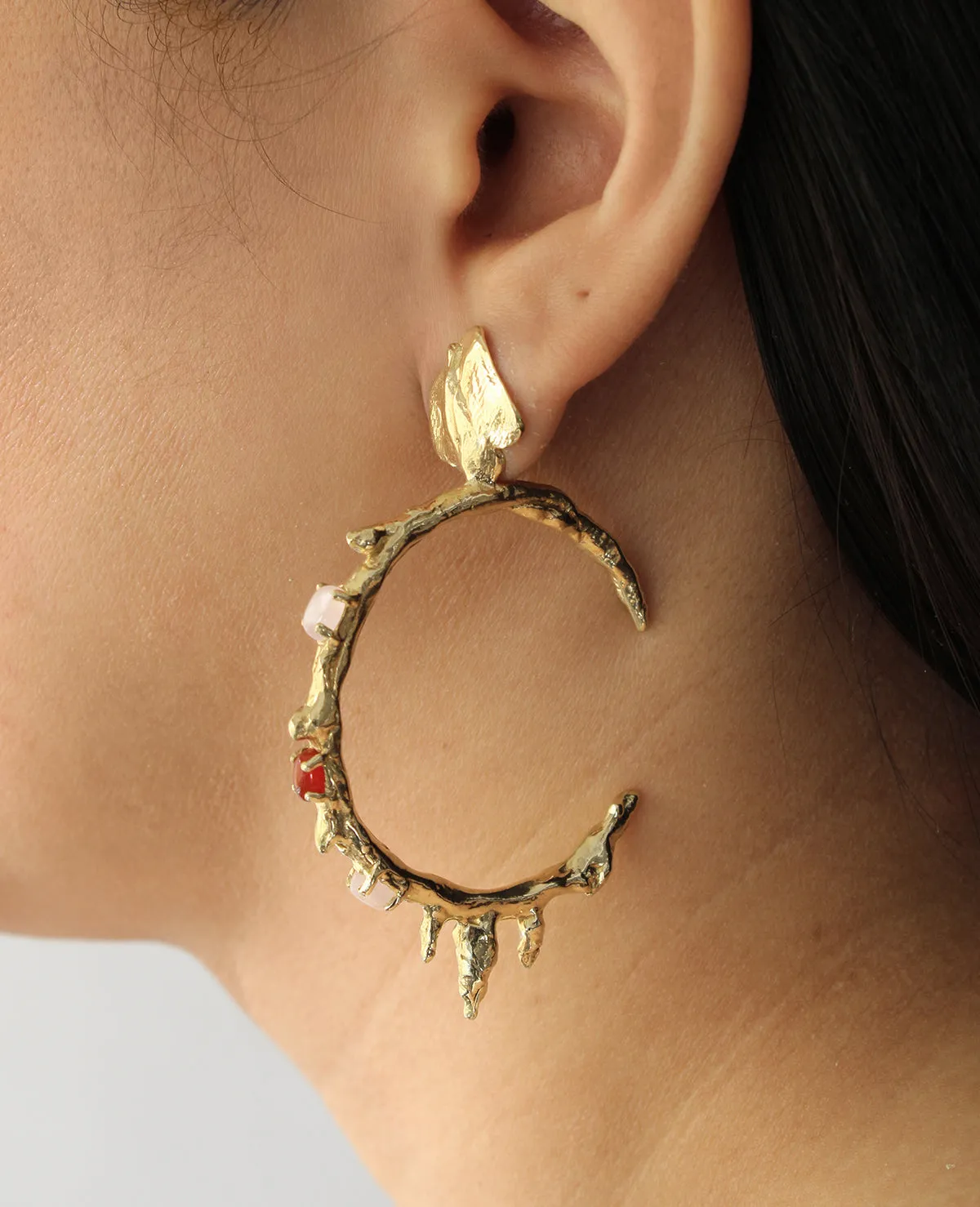 DON'T CRY // golden hoops