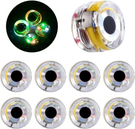Dr.Fish LED Fishing Lures Assortment Deep Drop LED Fishing Spoons Underwater Flasher Diamond Lights Trolling Lures Halibut Rig