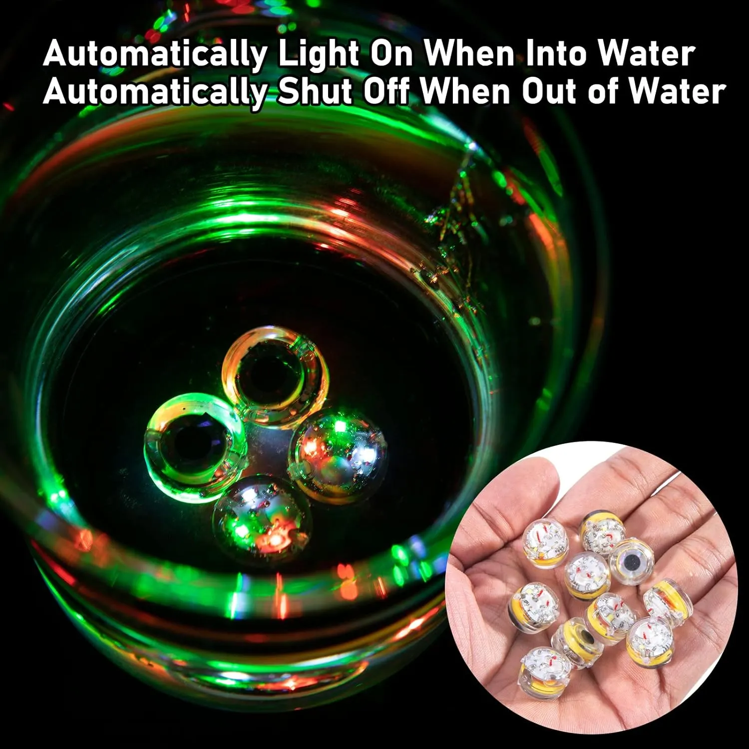 Dr.Fish LED Fishing Lures Assortment Deep Drop LED Fishing Spoons Underwater Flasher Diamond Lights Trolling Lures Halibut Rig