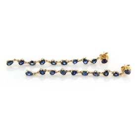 Dynasty Sapphire Drip Earrings