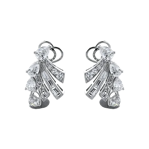 Earrings in 18k Gold with Diamonds