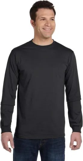 econscious Men's 100% Organic Cotton Long Sleeve Tee