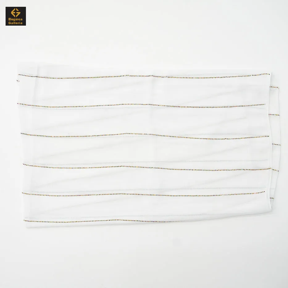 EG Chiffon Rhinestone Hijab