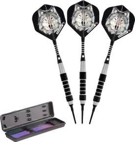 Elkadart Lone Wolf Soft Tip Darts with Storage/Travel Case