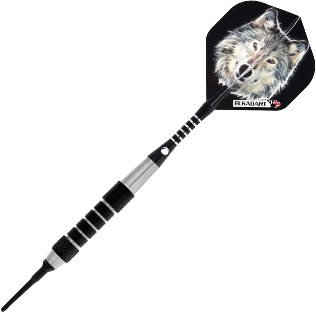 Elkadart Lone Wolf Soft Tip Darts with Storage/Travel Case