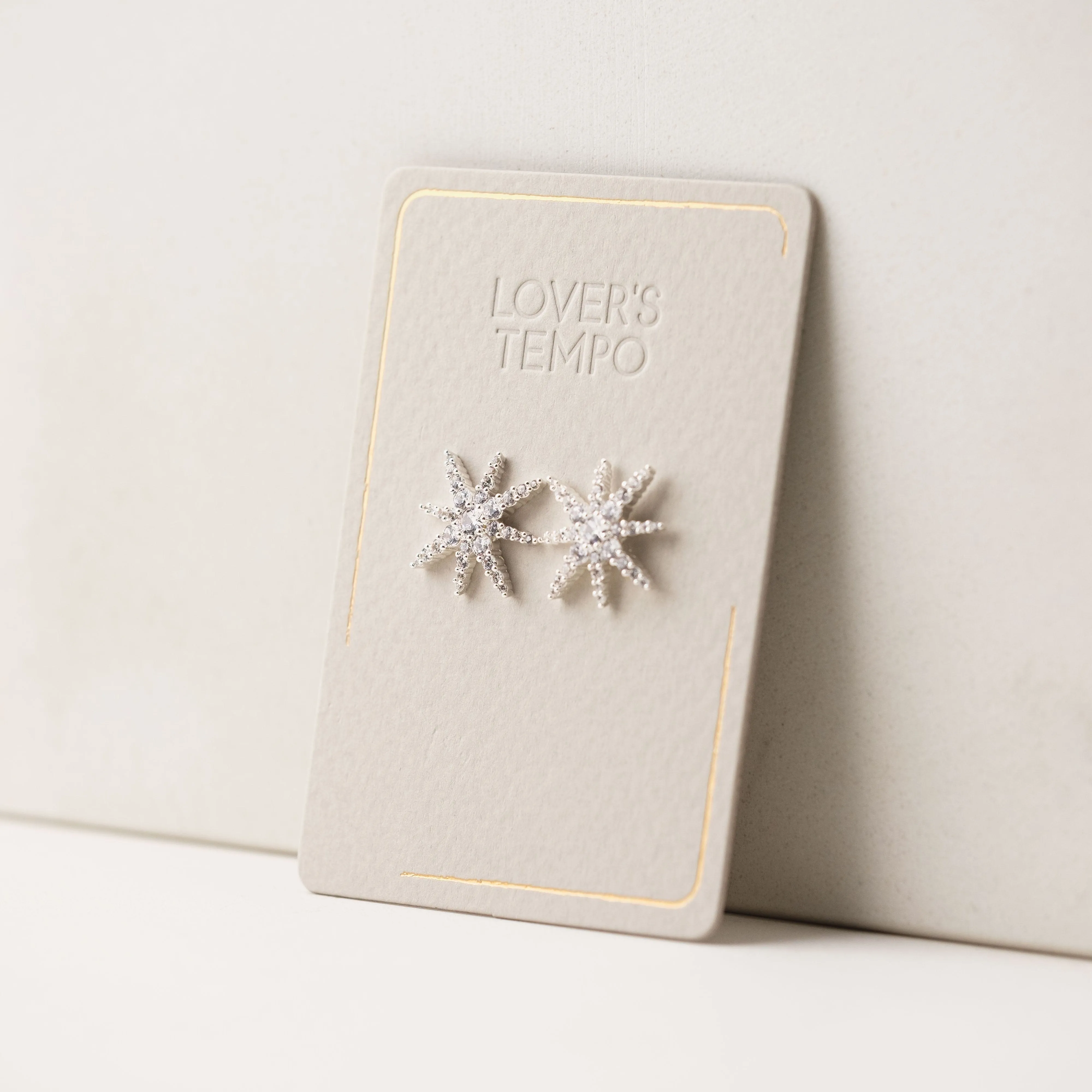 Etoile Star Stud Earrings Silver