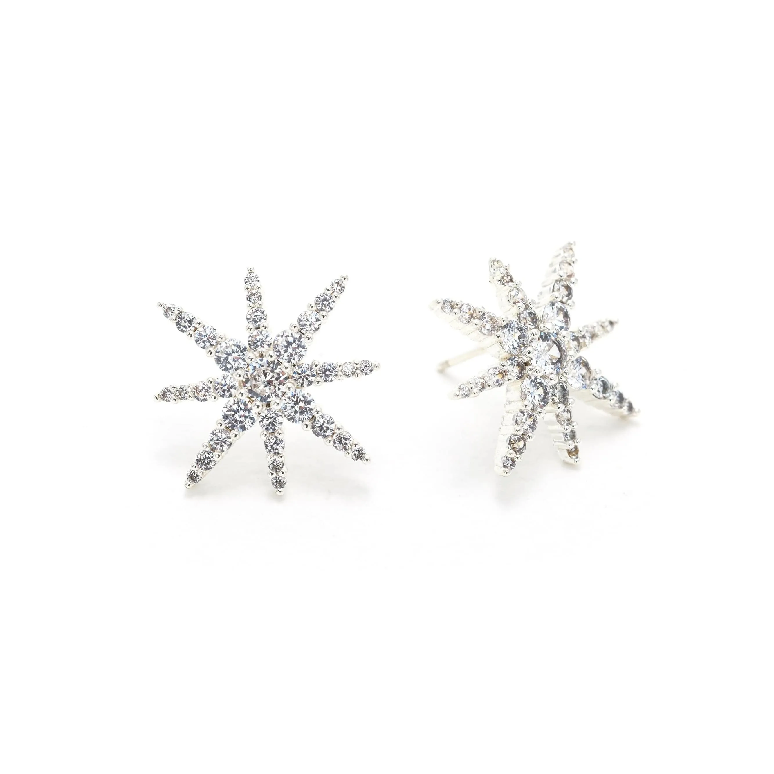 Etoile Star Stud Earrings Silver