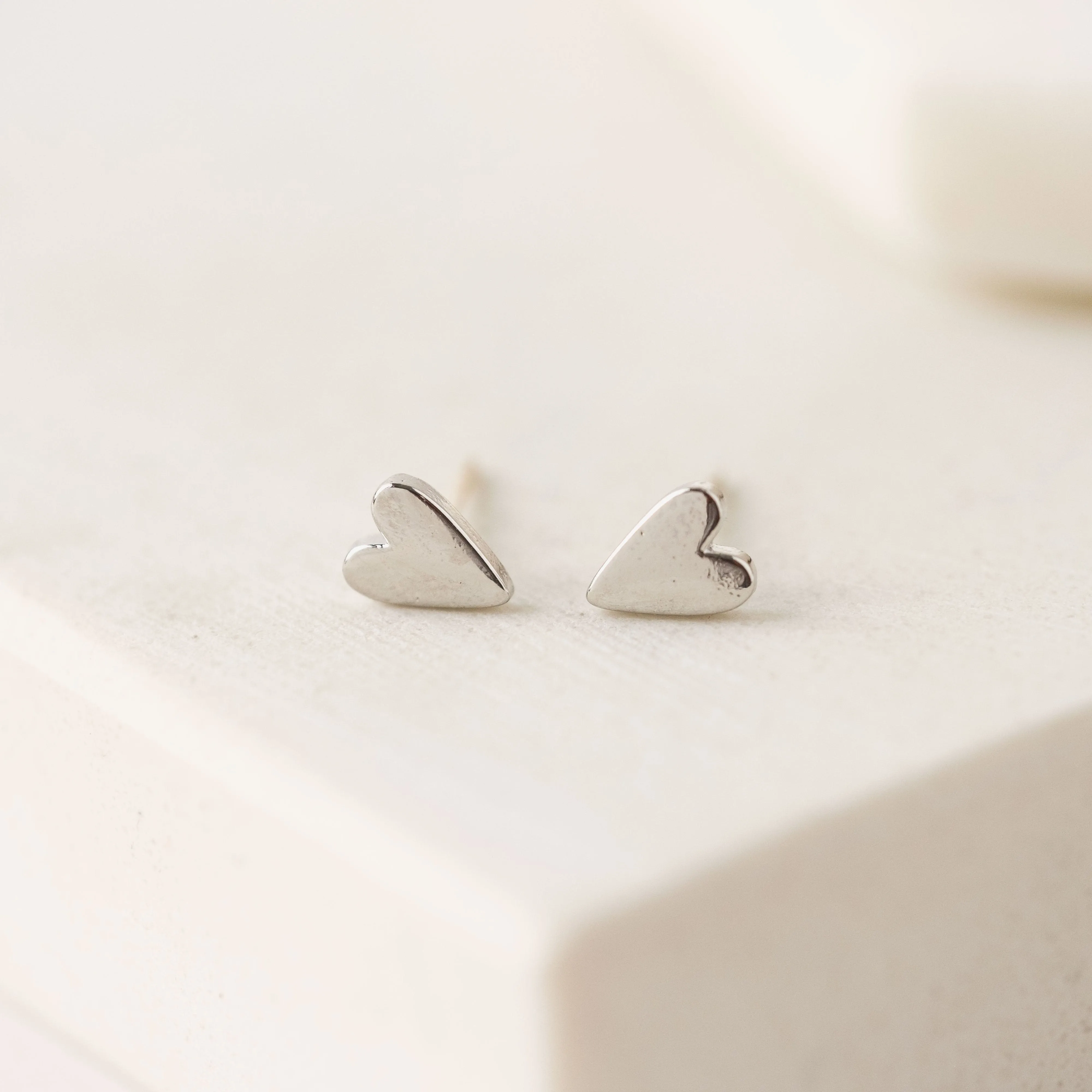 Everly Heart Stud Earrings