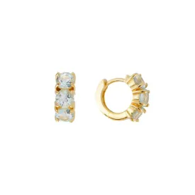 Fairley Blue Topaz Huggies