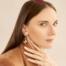 Fermina Mini Butterfly Hoops
