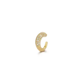 Stylish Frankie Half Diamond Ear Cuff for a Chic Look